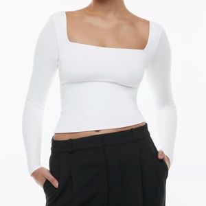 Aritzia Contour New Squareneck Longsleeve